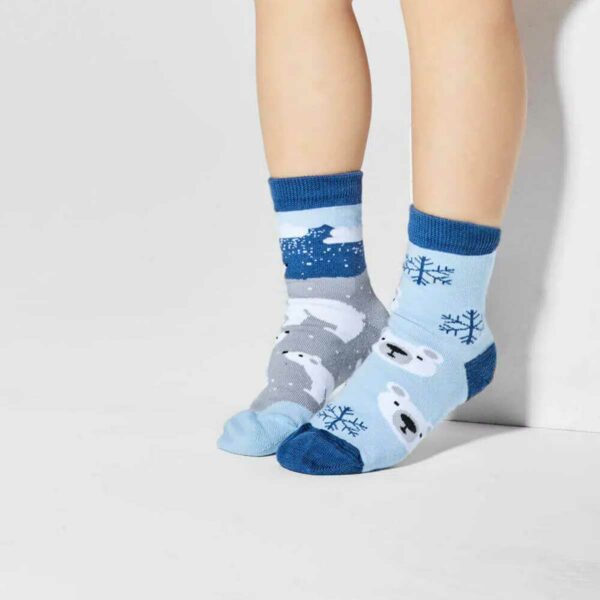 Polar Bear Kindersocken von Many Mornings 2 | Polar Bear Kids Socks