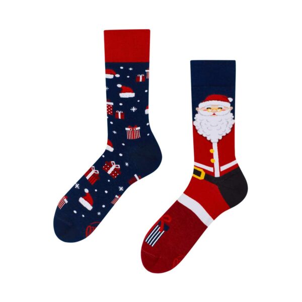 Santa Claus Christmas Socks from Many Mornings