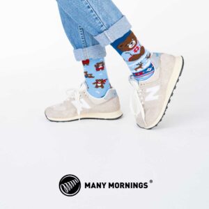 Winter Teddy Socken von Many Mornings 2 | Geschenkideen mit Bärchen