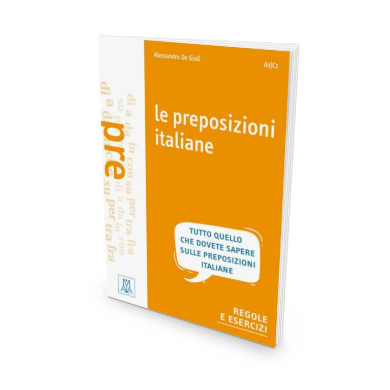 le preposizioni italiane | Overview all PREPOSIZIONI italiane
