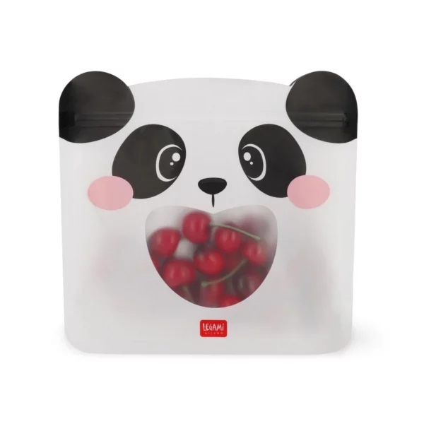LEGAMI Set of 3 Snack Bags Panda