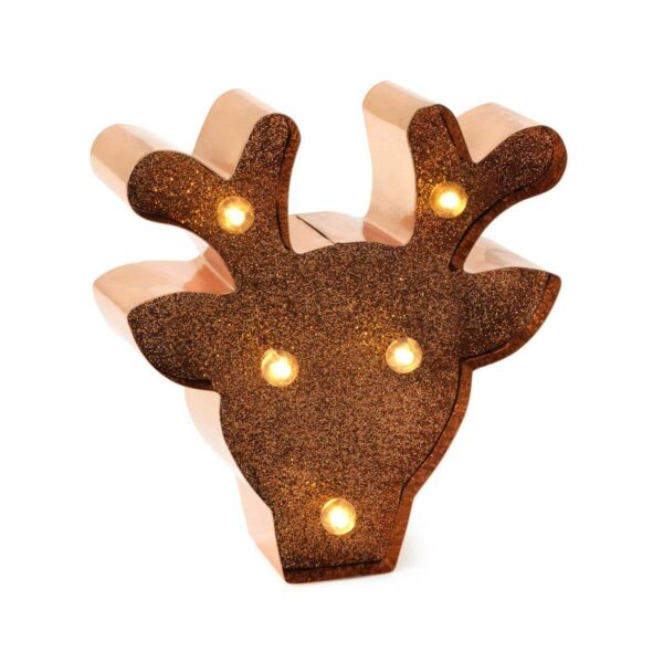 LEGAMI Mini Decorative Light Glitter Reindeer
