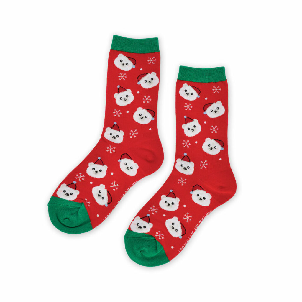 LEGAMI Polar Bears Christmas Socks – It's a Match!