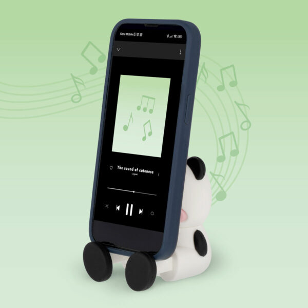 LEGAMI Kabelloser Lautsprecher mit Halterung fuer dein Smartphone Panda 4 | Kabelloser Lautsprecher mit Halterung für dein Smartphone - Panda