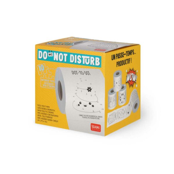 LEGAMI Raetsel Toilettenpapier Do Not Disturb 4 | Carta Igienica Enigmistica - Do Not Disturb