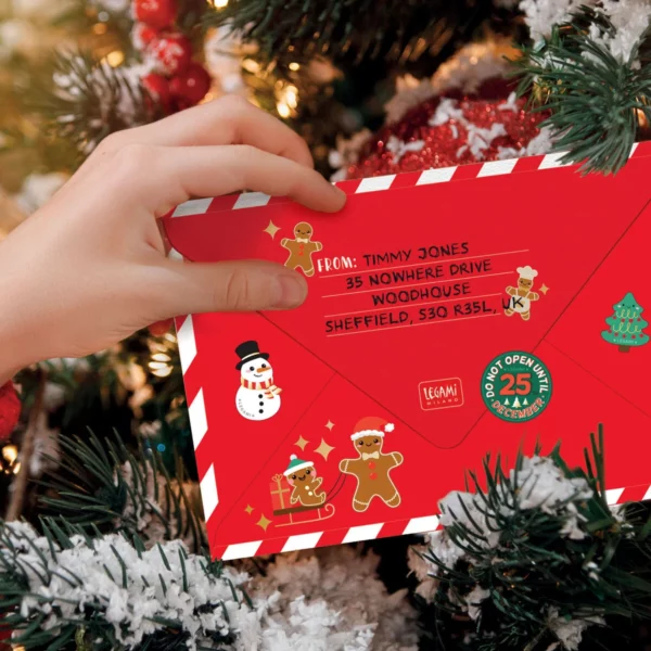 LEGAMI Set fuer Brief an den Weihnachtsmann – Dear Santa 5 | Santa Claus Letter Kit