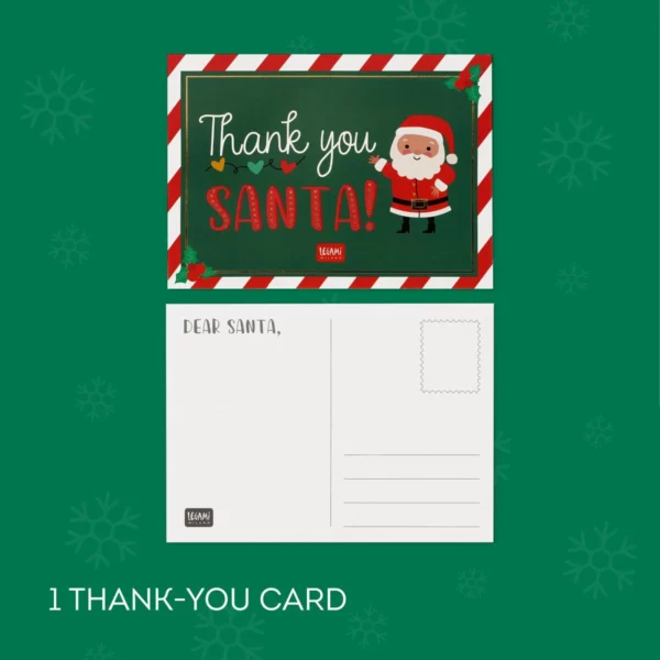 LEGAMI Set fuer Brief an den Weihnachtsmann – Dear Santa 7 | Santa Claus Letter Kit