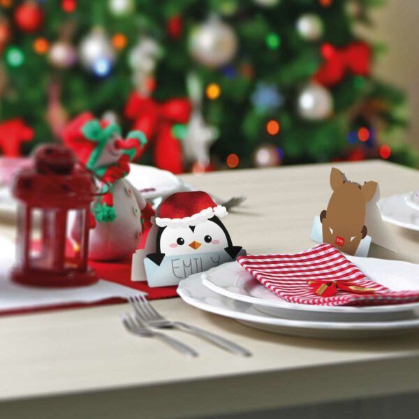 LEGAMI Set mit 12 weihnachtlichen Tischkaertchen 2 | Set mit 12 weihnachtlichen Tischkärtchen