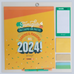 Mr. Wonderful Calendario da parete magnetico familiare 2024 - Daremo il massimo nel 2024!
