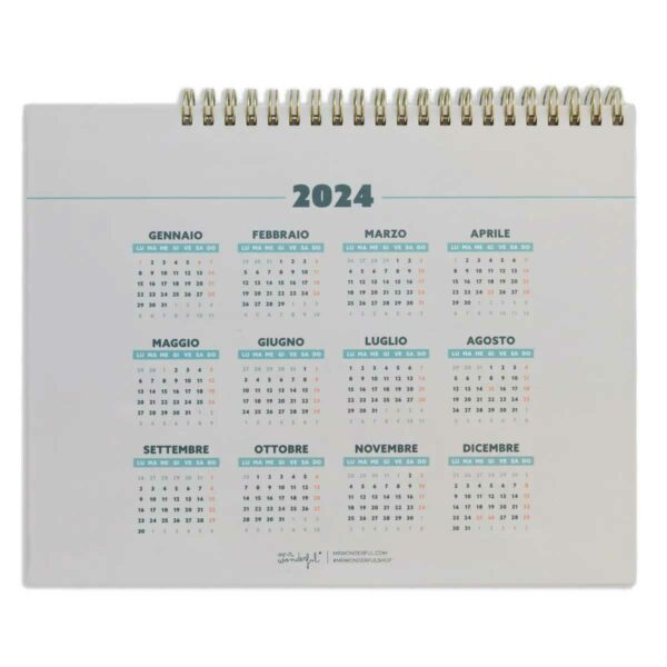 Mr. Wonderful Calendario da tavolo 2024 2024 sogni da realizzare 5 | Calendario da tavolo 2024 - 2024 sogni da realizzare