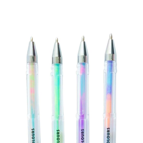 Mr. Wonderful Set mit 4 mehrfarbigen Neonstiften 3 | Set of 4 multicoloured neon pens