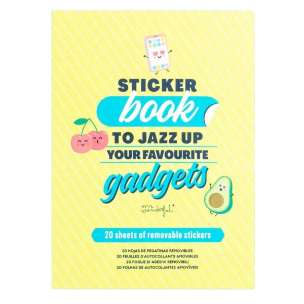 Mr. Wonderful Sticker book to spice up your favourite gadgets