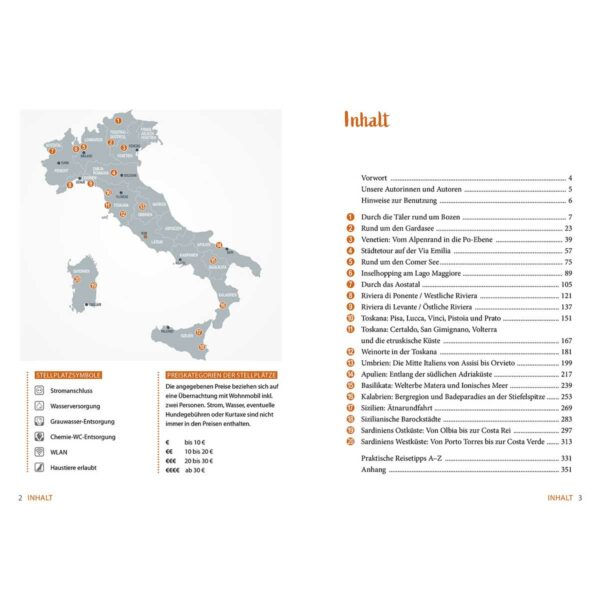 Reise Know How Womo weg Italien – Die schoensten Touren von den Alpen bis Sizilien 1 | Womo & weg: Italien – Die schönsten Touren von den Alpen bis Sizilien