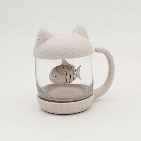 Winkee Teebecher Katze mit integriertem Tee Ei 5 | Teebecher Katze mit integriertem Tee-Ei
