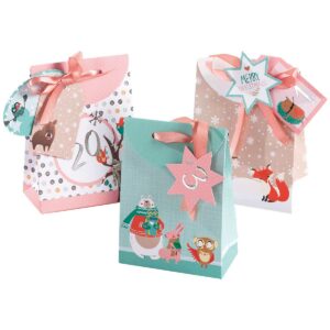 folia Advent Calendar Gift Bags pastel