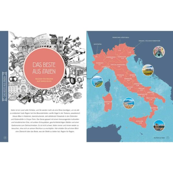 DuMont Bildband Atlas der Reiselust Italien 3 | Atlas der Reiselust Italien