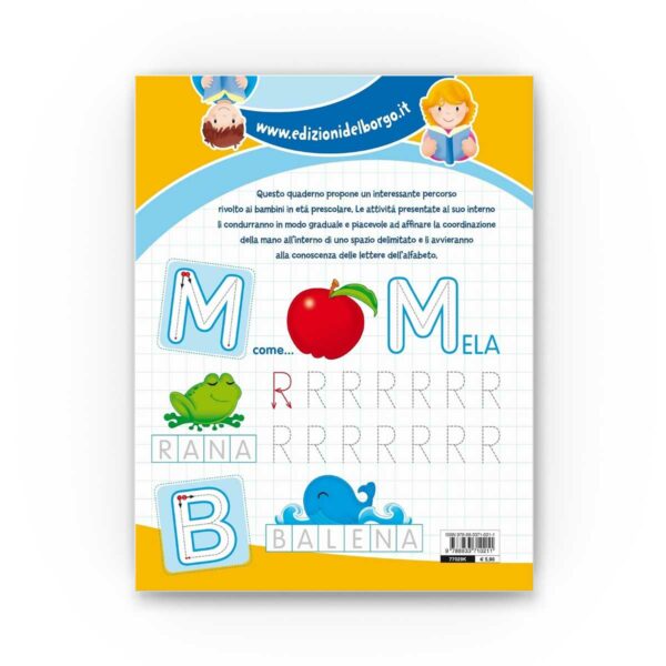 Edizioni del Borgo Giocando imparo lalfabeto Back | Giocando imparo l'alfabeto
