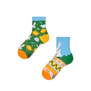 Many Mornings Easter Bunny Kids Socks