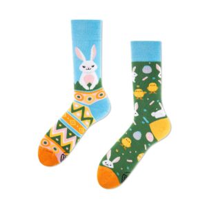 Many Mornings Easter Bunny Socks