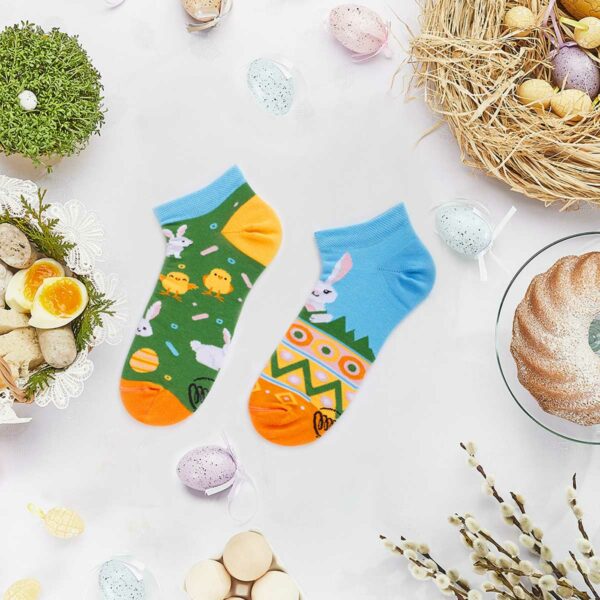 Many Mornings Easter Bunny Sneakersocken 2 | Easter Bunny Sneaker Socks