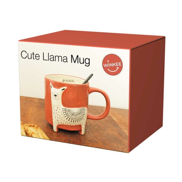 Winkee Cute Animal Kaffeebecher Lama 3 | Cute Animal coffee mug Llama