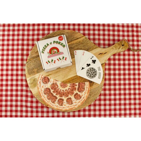 Winkee Pizza Spielkarten 2 | Carte da gioco a forma di pizza