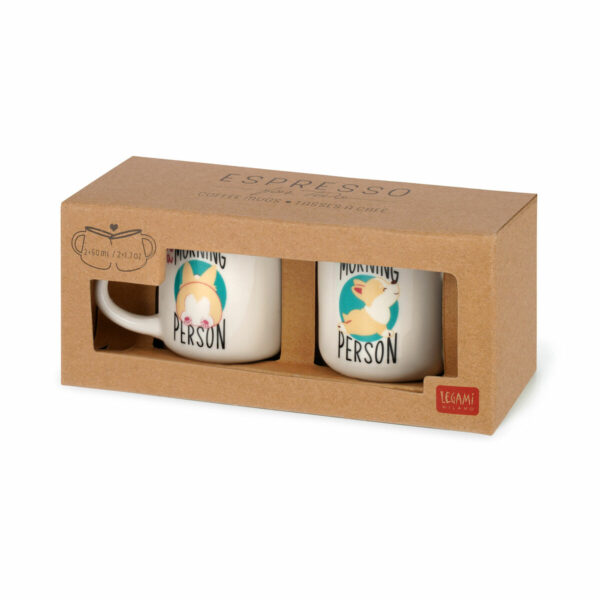 LEGAMI Espresso fuer zwei – Corgi Espressotassen 3 | Espresso for two – Corgi espresso cups