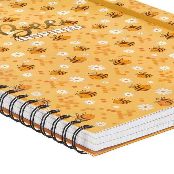 LEGAMI Trio 3 in 1 Notizbuch Bee Inspired – A4 mit Spiralbindung 6 | Trio 3 in 1 Notizbuch Bee Inspired – A4 mit Spiralbindung