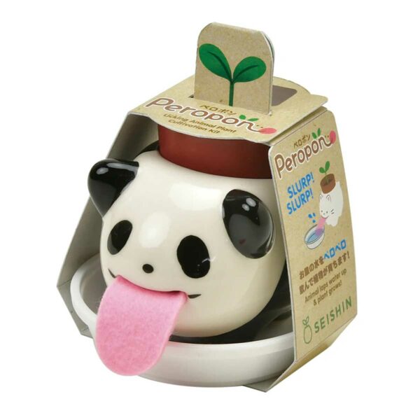 Peropon Panda - Self-watering Mini Plant Set