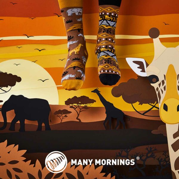 Safari Trip Socken von Many Mornings 2 | Safari Trip Socken