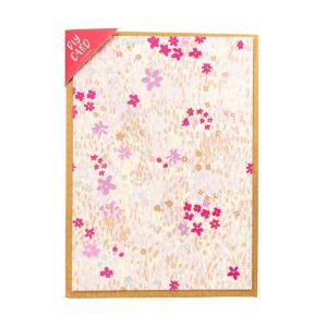 DIY Grusskartenset Crafted Nature Blumenwiese rosa 2 | Bewertungen von Italiano Bello