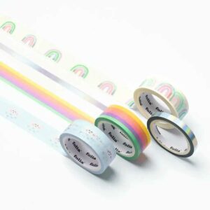 folia Washi Tape Rainbow Clouds 4er-Set