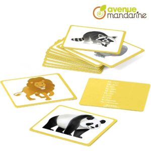Avenue Mandarine – 24 Bildkarten Wildtiere 2 | Italiano Bello