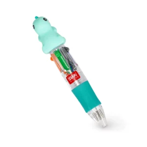 LEGAMI Mini 4-Color Ballpoint Pen - Mini Magic Rainbow Dino